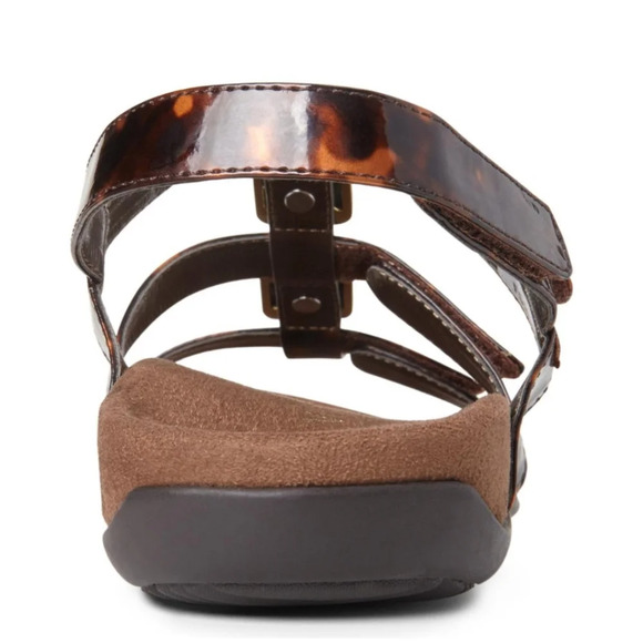 Vionic by Orthaheel Amber Tortoise Sandals Sz 8 - Picture 3 of 14